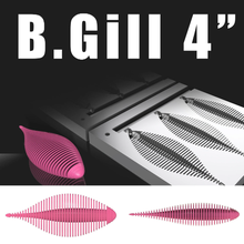 bellows gill gadget fishing lure mold soft bait hook cnc 3d print 3d print model - Mito3D