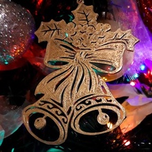 cloches Noël cloche décoration joyeux ornement 3d print model - Mito3D