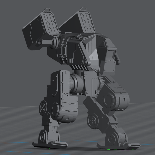 belobog tactical mech 3D print model - Mito3D