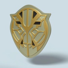 la hebilla del cinturón de dora milaje película pantera negra varios cosplay réplica los cómics logotipo 3d print model - Mito3D