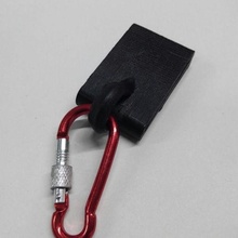 cinturón acortar mosquetón llave llavero llaves mostaqueton porta deporte aire libre 3d print model - Mito3D