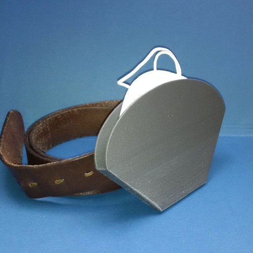 belt holder breathing mask kn95 tool corona 3D print model - Mito3D