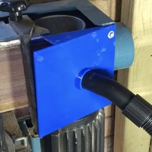belt sander dust cowl tool extractor machine sanding vacuum woodwork woodworking workshop 3d printing 3d print model - Mito3D
