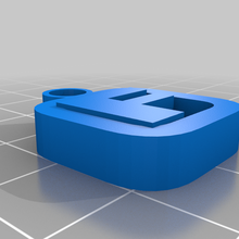 Construir chave fob 3d_printing 3d print model - Mito3D