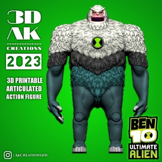 STL file BEN 10 - ALIEN UPGRADE FANART 👽・3D print model to