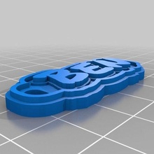 ben keychain jewelry customized keychains 3d print model - Mito3D