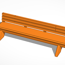 bench art ordinary 3d print model - Mito3D