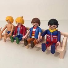 bench playmobil game toy 3d print model - Mito3D
