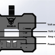tezgah güç kaynağı aracı pla abs 3d baskı fan soğutma fanı metre ampermetre volt Elemanına Pulse 12 V 3d print model - Mito3D