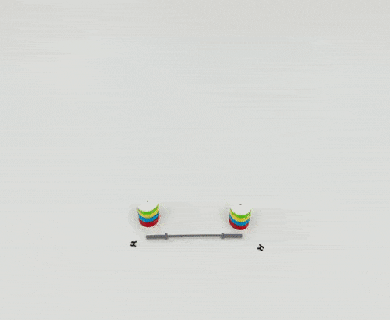 banc presse s'accroupir grille olympique poids ensemble haltère bar Gym décoration 3d print model - Mito3D