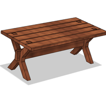 bench seat table playmobil playground game toy wooden wood 3d print model - Mito3D
