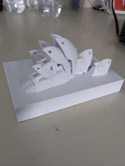 panchina sydney musica lirica casa 3d print model - Mito3D