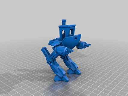 benchy 209 remixare modello robot azione figura figure 3d print model - Mito3D