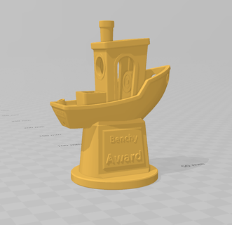 benchy trophy 2 award cup boat 3dbenchy trend low poly 3d print model - Mito3D