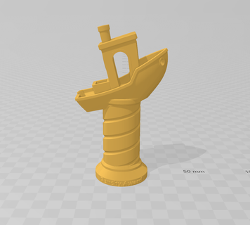 benchy trophy award cup boat 3dbenchy trend low poly 3d print model - Mito3D