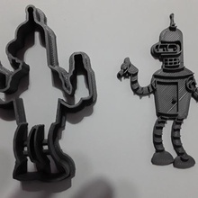bender cookie cutter various short biscuits 3d print model - Mito3D