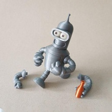 Bender niedlich Futurama 3d print model - Mito3D