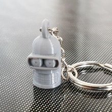 juerga llavero llave anillo futurama dibujos 3d print model - Mito3D