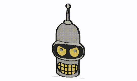 bender mascara futurama mask new character easy collectable scalable robot series tv 3d print model - Mito3D