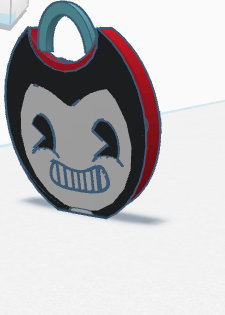 bendy necklace keychain 3d print model - Mito3D