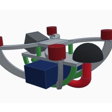 bendyz next-gen-racing drone frame v01 gadget 3d print model - Mito3D