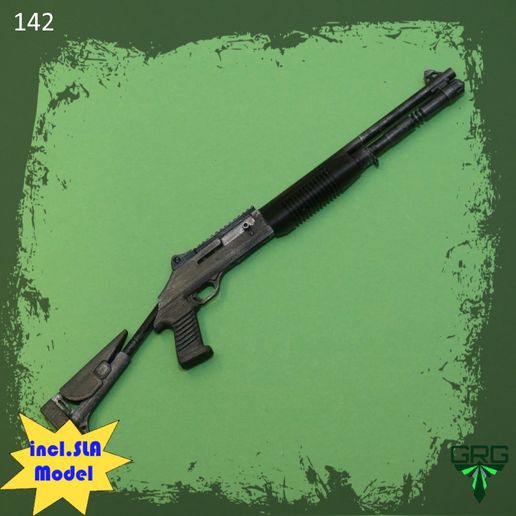 Benelli m4 échelle 1 4 pistolet fusil grg réplique armes feu 3D print model - Mito3D