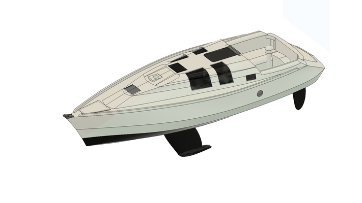 beneteau 32 s5 veliero rc gioco barca vela first32 andare in 3d print model - Mito3D