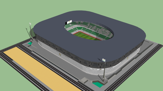 benito villamarin stadium use 2023 soccer nfl nba mlb nhl spain real betis 3d print model - Mito3D