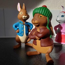 benjamin bunny pedro el conejo de fan art animal figura la estatua escultura estatuilla juguete 2020 modelo impresora impreso impresión 3d pascua lindo esponjoso lily bobtail peter rabbit 3d print model - Mito3D