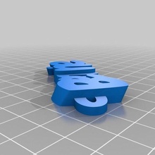 bennie joyería joya personalizado llaveros 3d print model - Mito3D