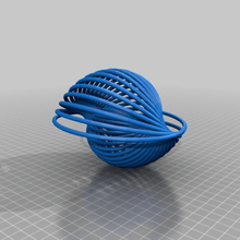 bent spiral art math 3d print model - Mito3D