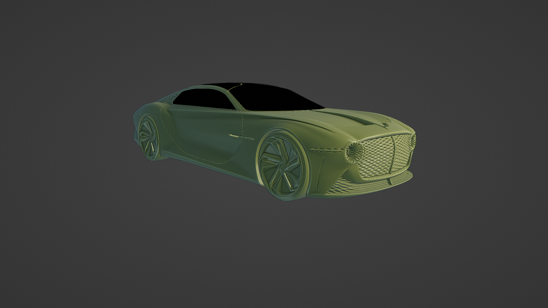 Bentley exp 100 gt 3d druckbar Modell Wagen Luxus futuristisch Konzept Automobil Design Drucken Technologie Ingenieurwesen Transport Fahrzeug Prototyp Innovation Zukunft 3D print model - Mito3D