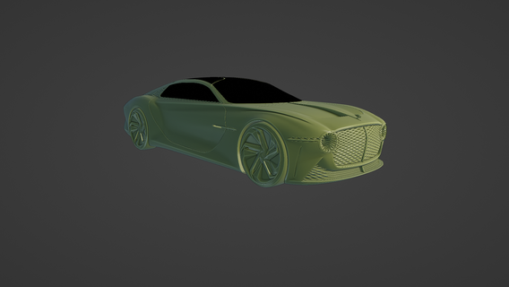 Bentley exp 100 gt 3d druckbar Modell Wagen Luxus futuristisch Konzept Automobil Design Drucken Technologie Ingenieurwesen Transport Fahrzeug Prototyp Innovation Zukunft 3d print model - Mito3D