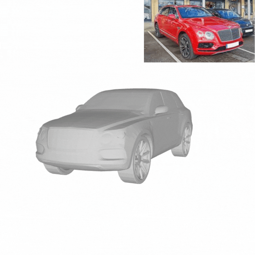 Bentley Bentaga 3D print model - Mito3D
