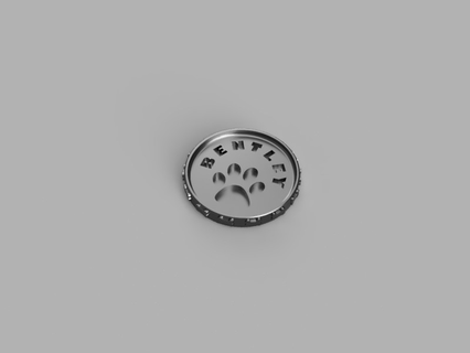 bentley coin 3d print model - Mito3D