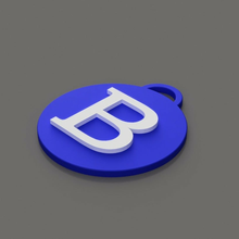 bentley keychain alphabet amazing b babson bchain university bkey bkeychain bryant chain cool creative engineer fantastic fillet fun keys render keychains 3d print model - Mito3D