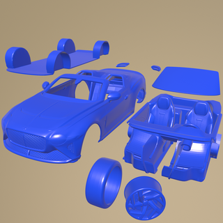 bentley mulliner bacalar 2021 printable car separate parts body slot 1-10 scalextric tamiya rc miniz crawler kyosho axial traxxas micro 1-24 3d print model - Mito3D