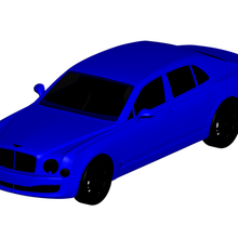 Bentley mulsanne 3d print model - Mito3D