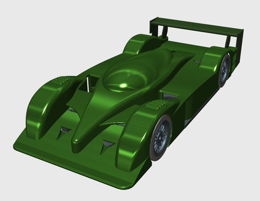 bentley rapidez 8 estilo fenda carro jogos escalextrico 3d print model - Mito3D