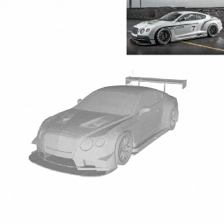 bently continental gt3 bently continental gt3  3d print model - Mito3D