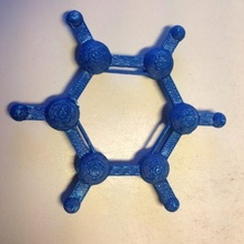 Benzol verschiedene lernen 3d print model - Mito3D
