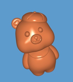 berretto orso 3d print model - Mito3D
