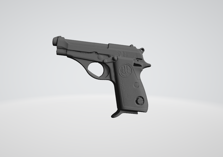 Beretta 73 Kydex kalıp tabanca 3d print model - Mito3D