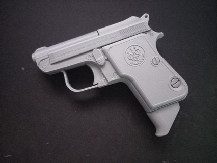 Beretta 950 b funcional pistola réplica suporte 3d print model - Mito3D