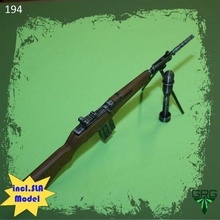 Beretta bm59 escala 1 4 arma fogo rifle grg réplica armas 3d print model - Mito3D