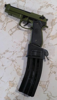 Beretta gpm92 m92a1 airsoft hpa m4 adaptateur vitesse m92 mag pistolet gaz jouet cqb air 3d print model - Mito3D