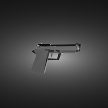 Beretta pistolet 3d print model - Mito3D