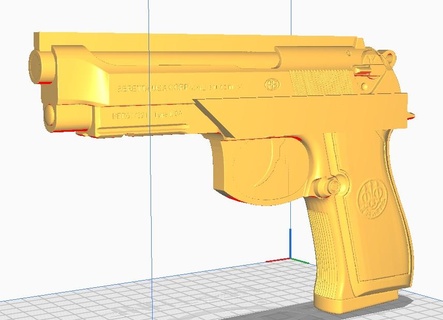 beretta m9a1 holster firearm kydex molding 3d print model - Mito3D