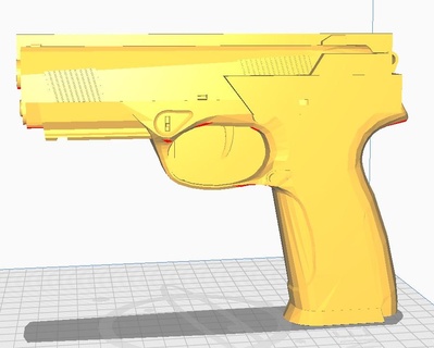 beretta px4 tempesta fondina arma fuoco kydex modanatura 3d print model - Mito3D