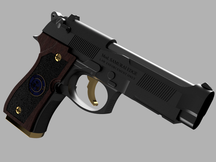 Beretta yıldızlar Resident Evil 3d print model - Mito3D